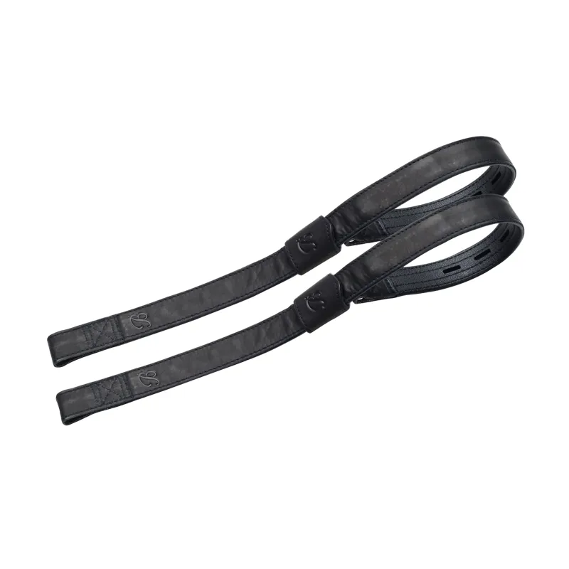 Bates Webbers Stirrup Leathers Black 